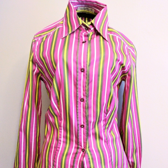 ETRO MILANO fitted stripped shirt - Picture 4 of 6